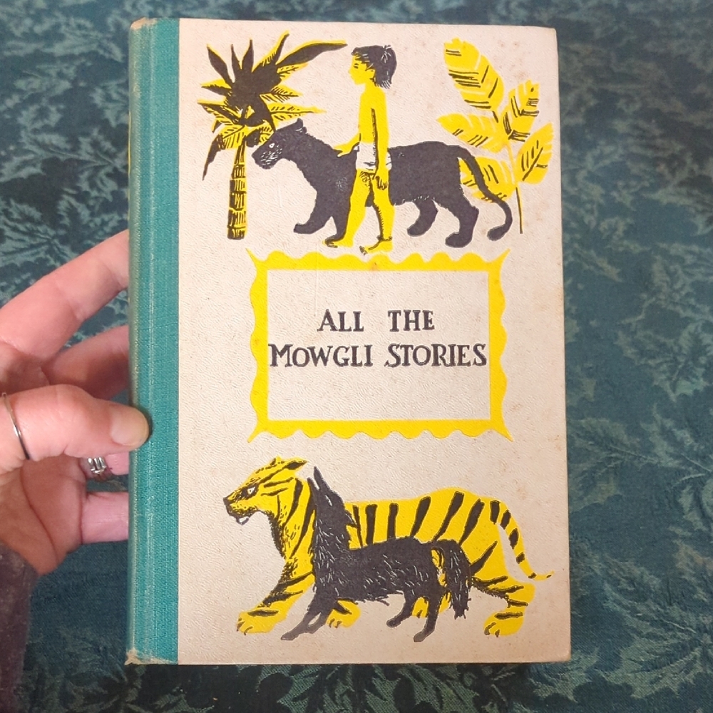 Vintage 1956 Junior Deluxe Editions All The Mowgli Stories By Rudyard Kipling.